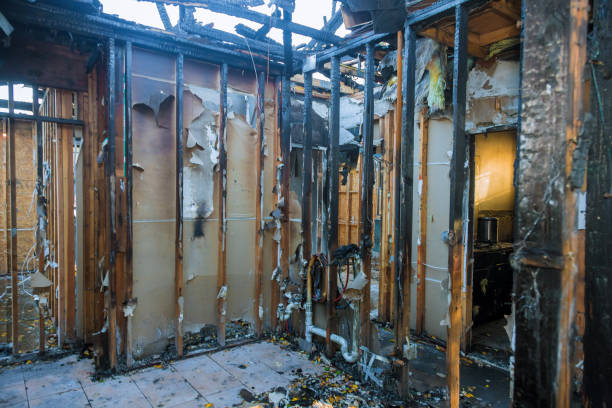 Professional Fire Damage Assessment technician working in Dickerson, MD